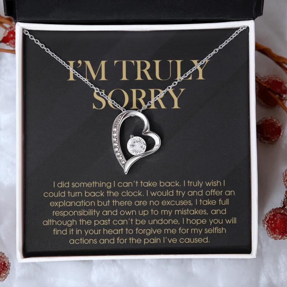 I'm Truly Sorry For Mistakes - Cuban Link Chain  - Sorry Gift For Him, Husband - Image 18