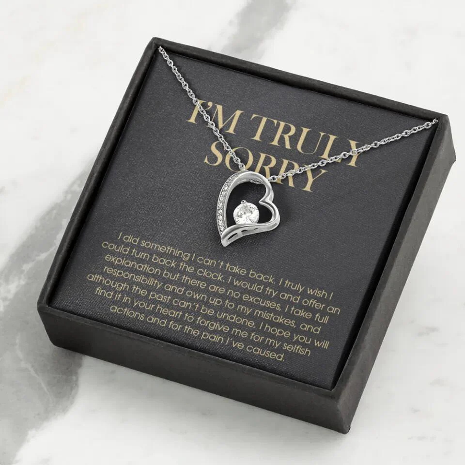 I'm Truly Sorry For Mistakes - Cuban Link Chain  - Sorry Gift For Him, Husband - Image 19
