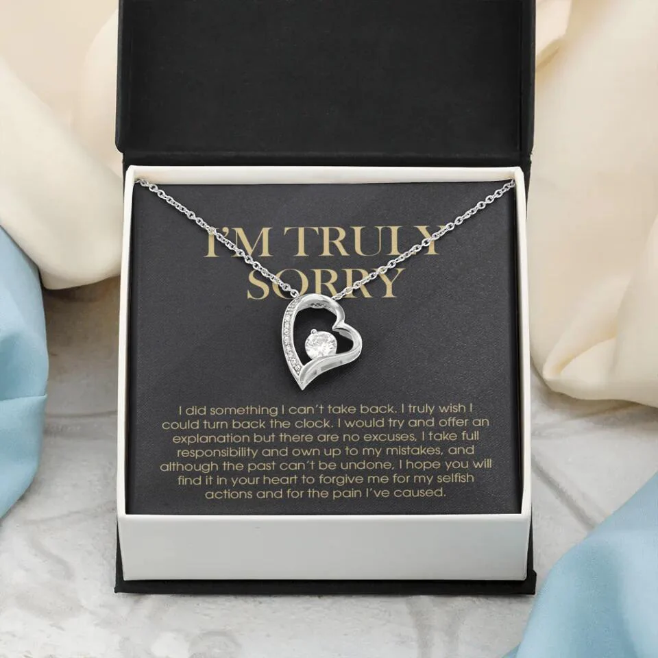 I'm Truly Sorry For Mistakes - Cuban Link Chain  - Sorry Gift For Him, Husband - Image 20