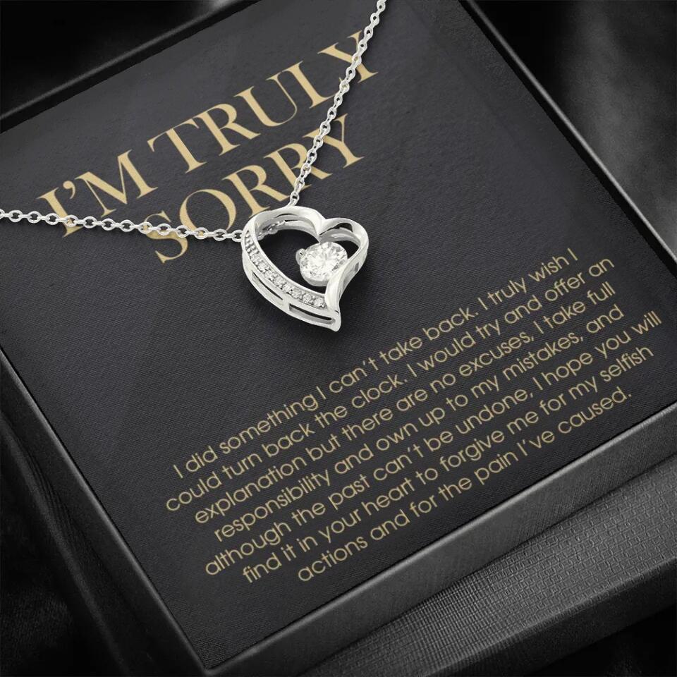 I'm Truly Sorry For Mistakes - Cuban Link Chain  - Sorry Gift For Him, Husband - Image 22