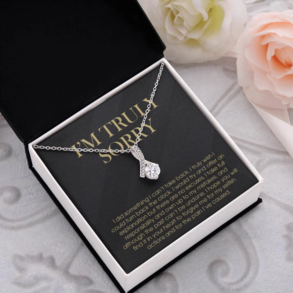 I'm Truly Sorry For Mistakes - Cuban Link Chain  - Sorry Gift For Him, Husband - Image 26