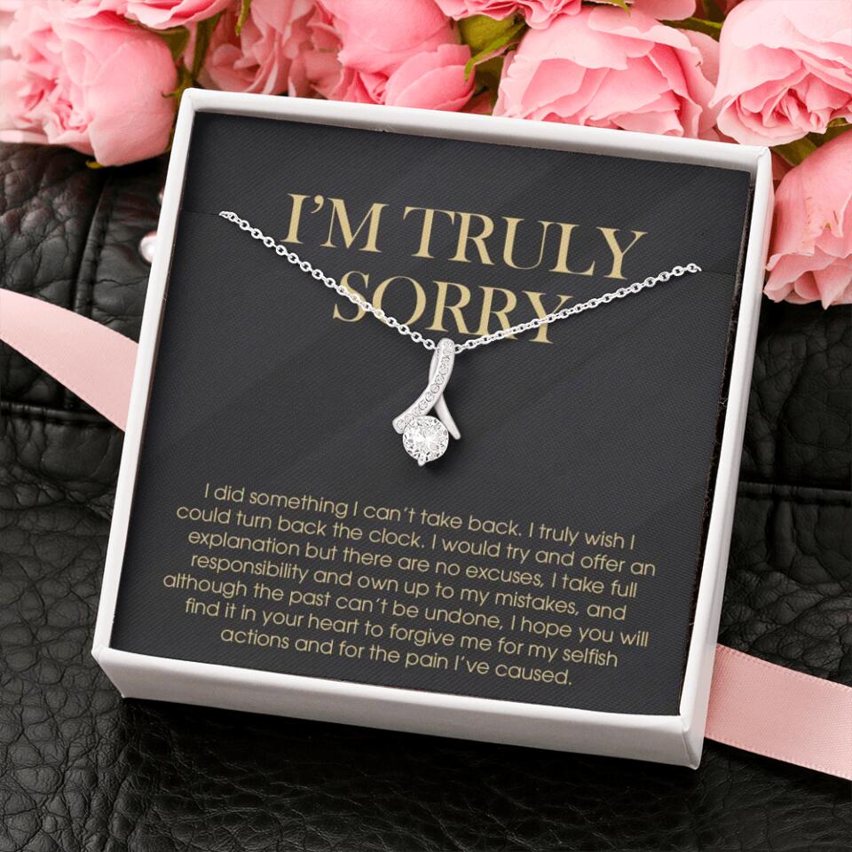I'm Truly Sorry For Mistakes - Cuban Link Chain  - Sorry Gift For Him, Husband - Image 27