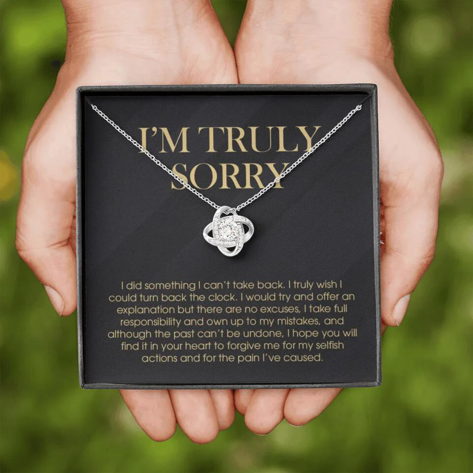 I'm Truly Sorry For Mistakes - Cuban Link Chain  - Sorry Gift For Him, Husband - Image 7