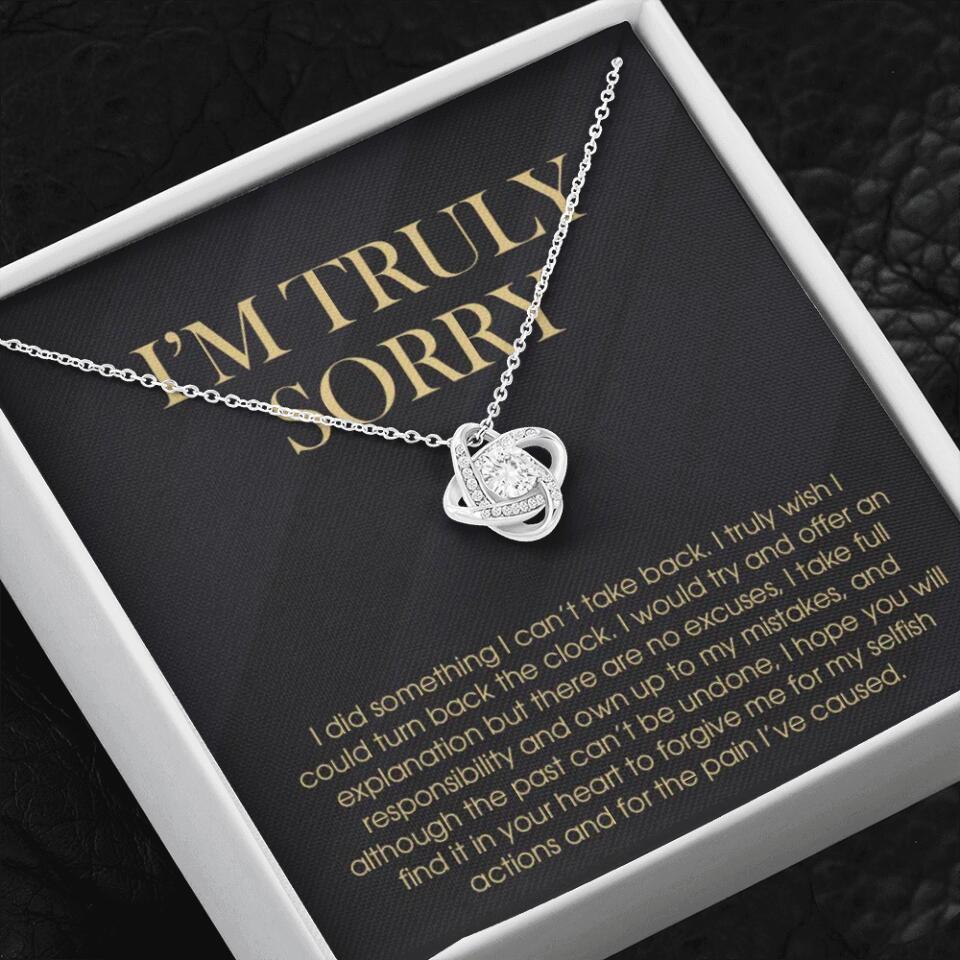 I'm Truly Sorry For Mistakes - Cuban Link Chain  - Sorry Gift For Him, Husband - Image 9