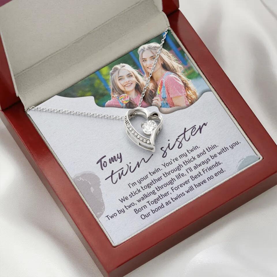 To My Twin Sister I'm Your Twin Your're My Twin - Personalized Necklace - Image 49