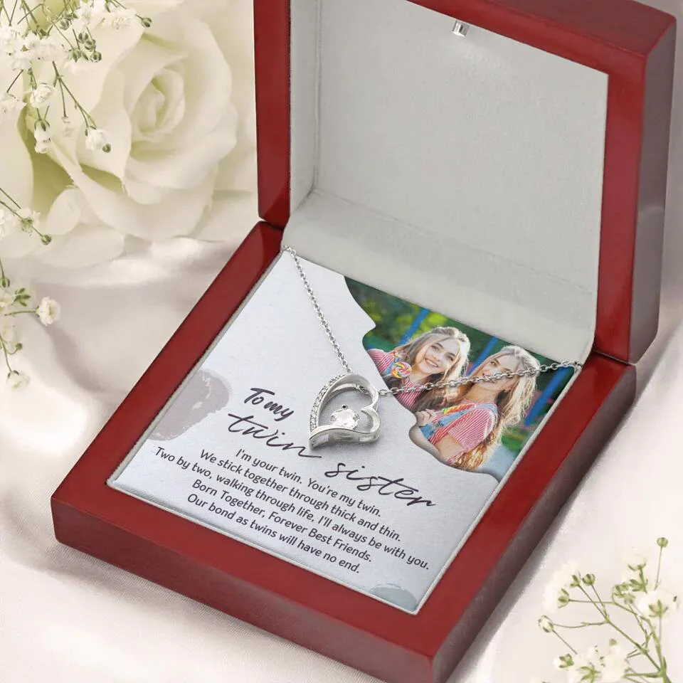 To My Twin Sister I'm Your Twin Your're My Twin - Personalized Necklace - Image 53
