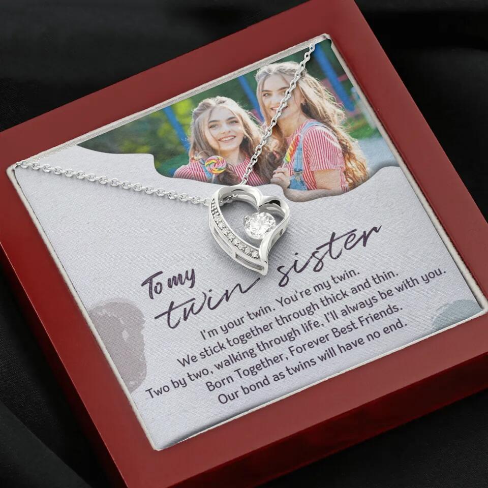 To My Twin Sister I'm Your Twin Your're My Twin - Personalized Necklace - Image 54