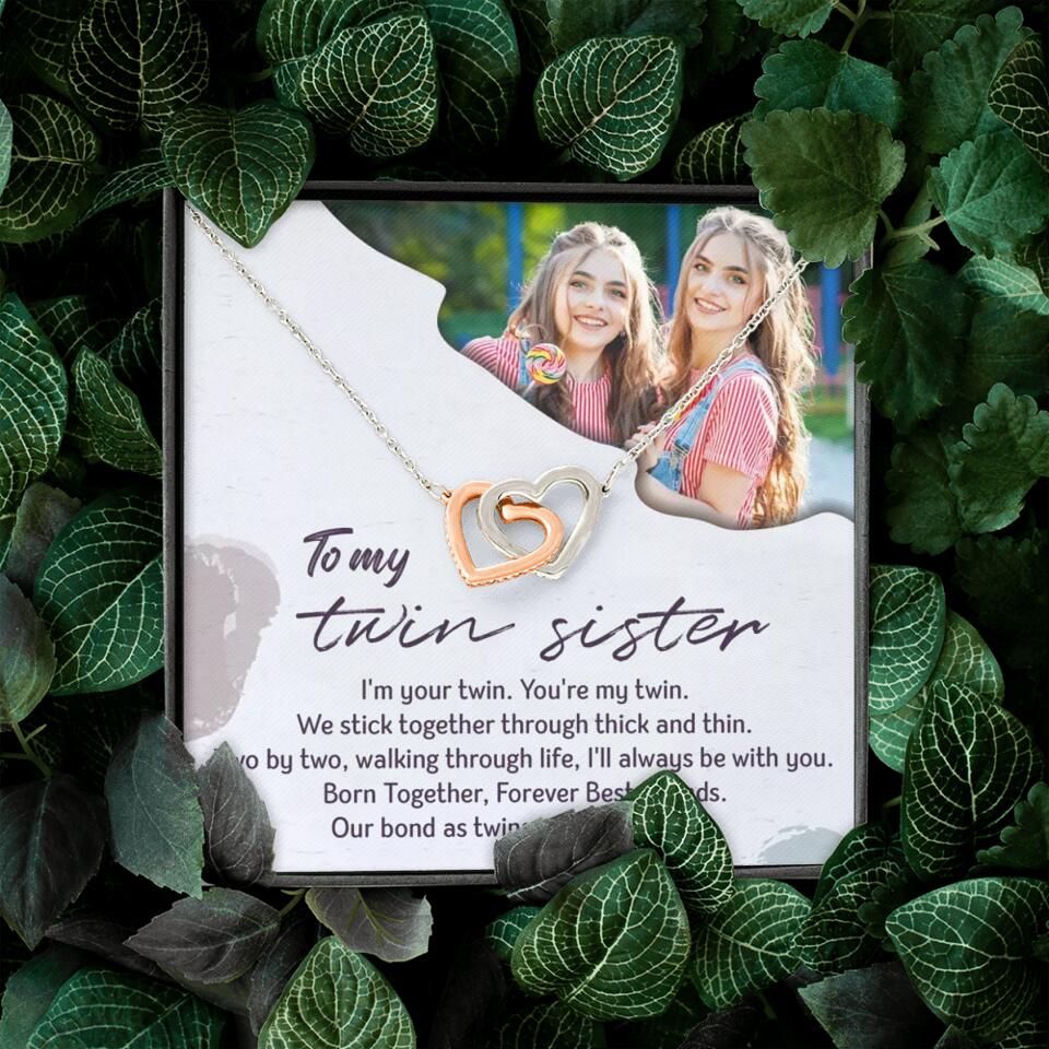 To My Twin Sister I'm Your Twin Your're My Twin - Personalized Necklace - Image 58