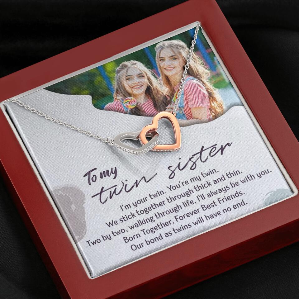To My Twin Sister I'm Your Twin Your're My Twin - Personalized Necklace - Image 59