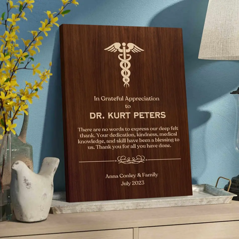 In Grateful Appreciation - Personalized Canvas/Poster - Gifts For Dentist/Medical Student
Pharmacy | 307IHPLNCA845 - Image 9