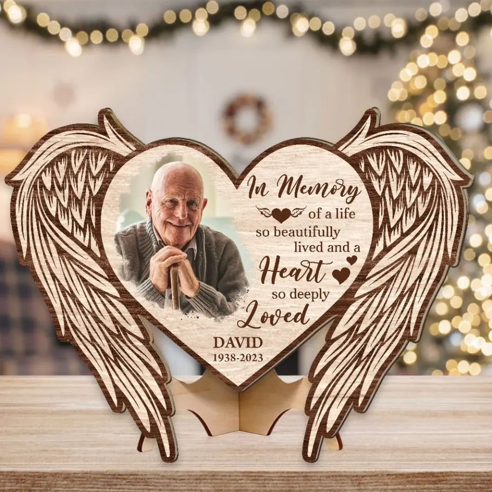 In Memory Of A Life So Beautifully Lived Wooden Sign - Image 8