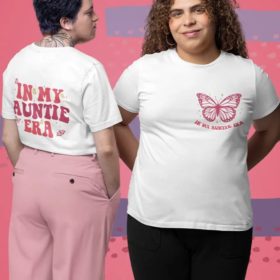 In My Auntie Era - T-shirt Two Sides - Gift For Aunt - Image 10