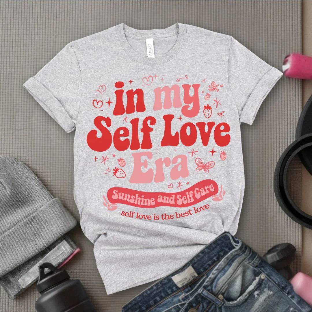 In My Self Love Era - Feminist T-Shirt - Women Empowerment Tee - Bella Canvas 3001 - Image 2