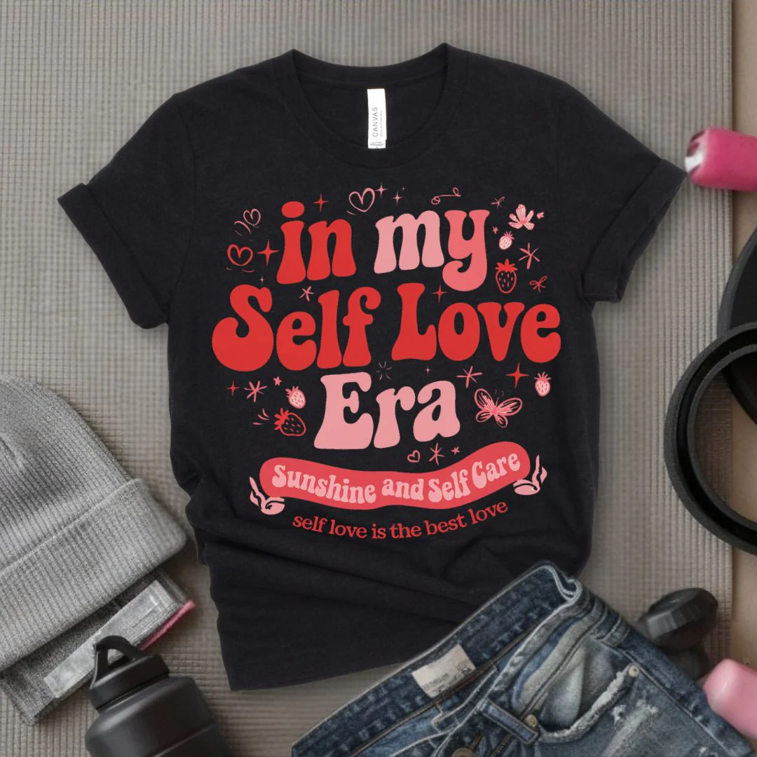 In My Self Love Era - Feminist T-Shirt - Women Empowerment Tee - Bella Canvas 3001 - Image 3