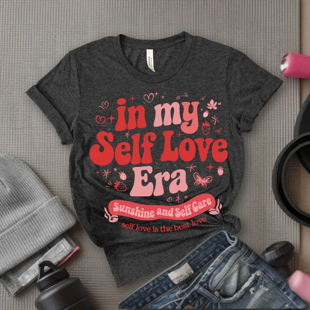 In My Self Love Era - Feminist T-Shirt - Women Empowerment Tee - Bella Canvas 3001 - Image 4