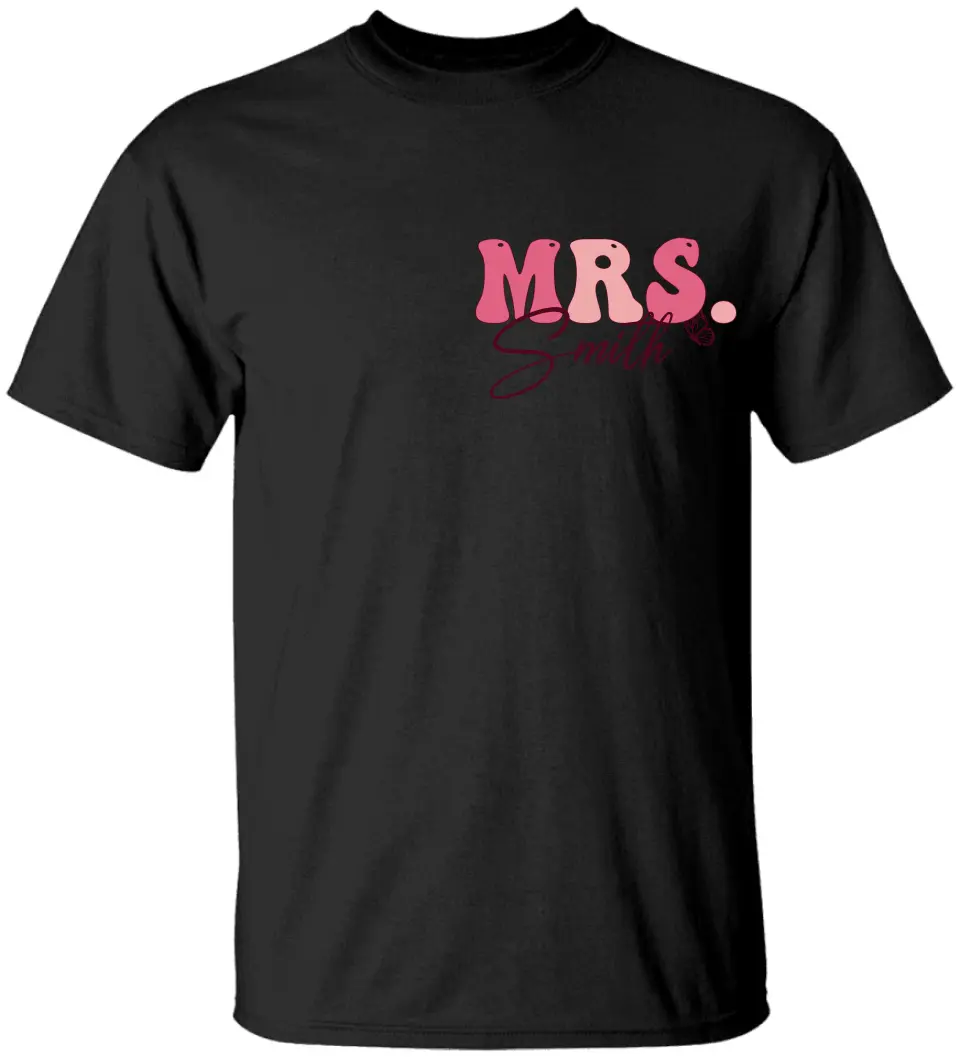 In My Teacher Era - Custom Name T-shirt Two Sides - Back To School Shirt for Teachers | 308IHPNPTS565 - Image 2