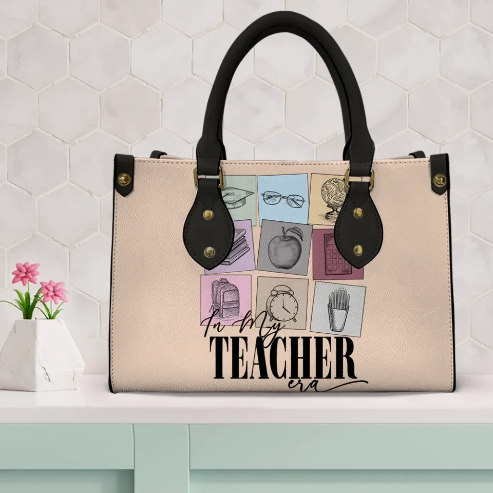 In My Teacher Era - Music Parody - Leather Handbag - Funny Gift for New Teachers - Image 3