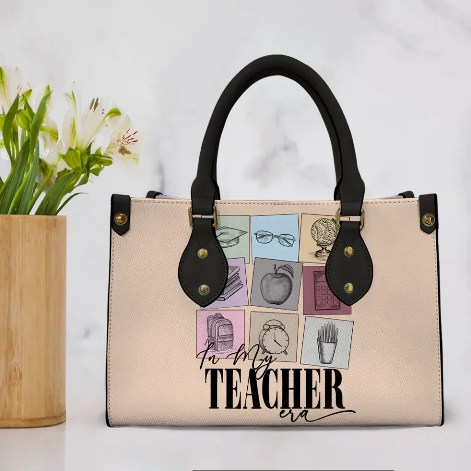 In My Teacher Era - Music Parody - Leather Handbag - Funny Gift for New Teachers - Image 4
