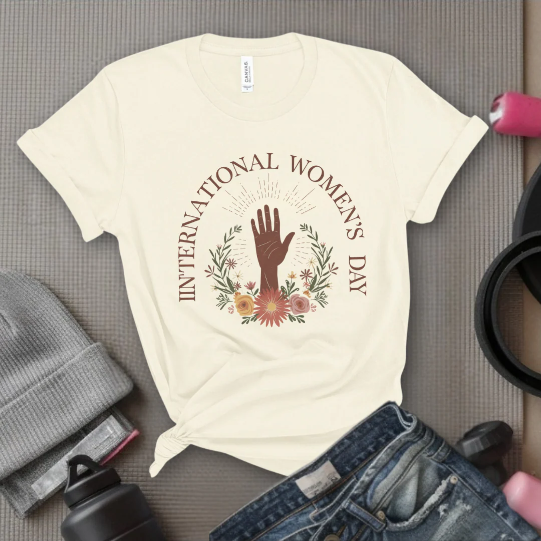 International Women's Day - Women Empowerment Tshirt - Gift for Strong Women, Feminists - Bella Canvas 3001 - Image 2