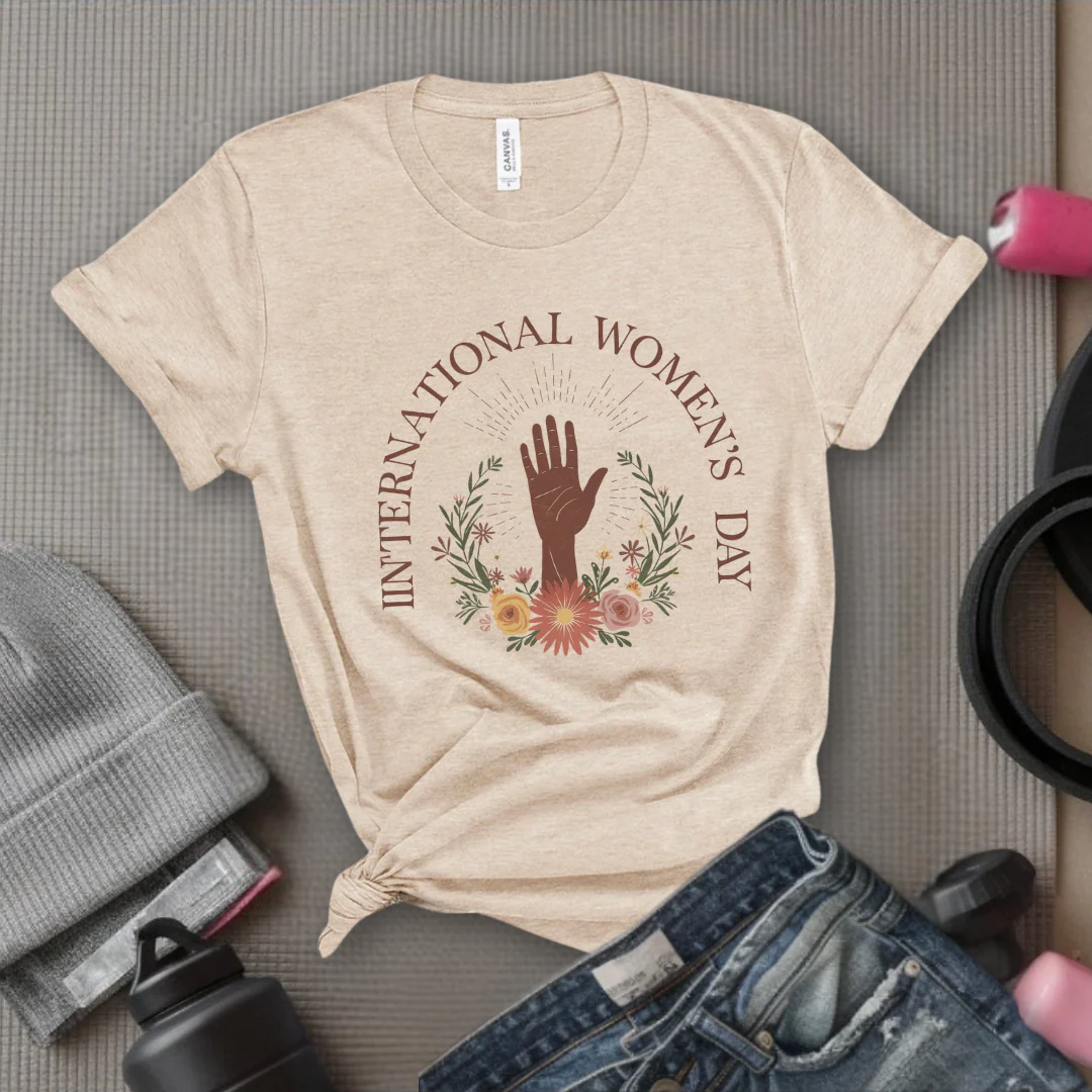 International Women's Day - Women Empowerment Tshirt - Gift for Strong Women, Feminists - Bella Canvas 3001 - Image 4