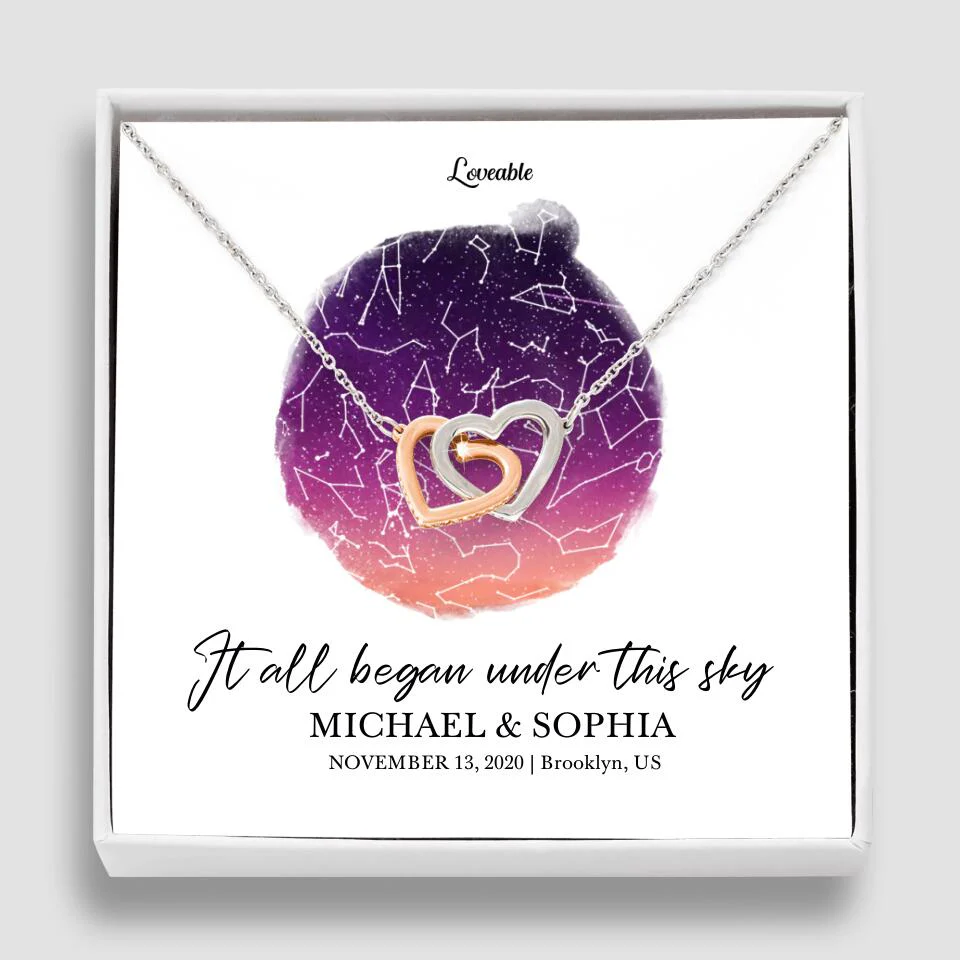 It All Began Under This Sky Necklace - Personalized Necklace - Image 22