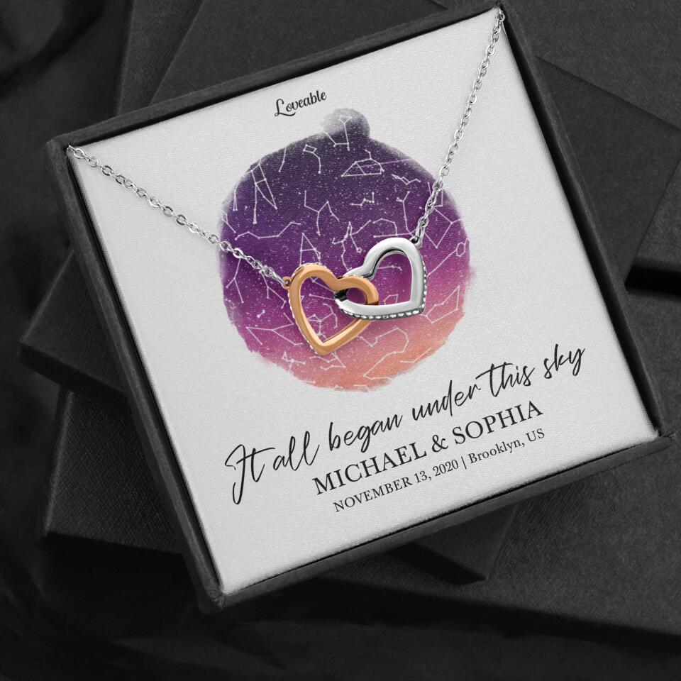 It All Began Under This Sky Necklace - Personalized Necklace - Image 23