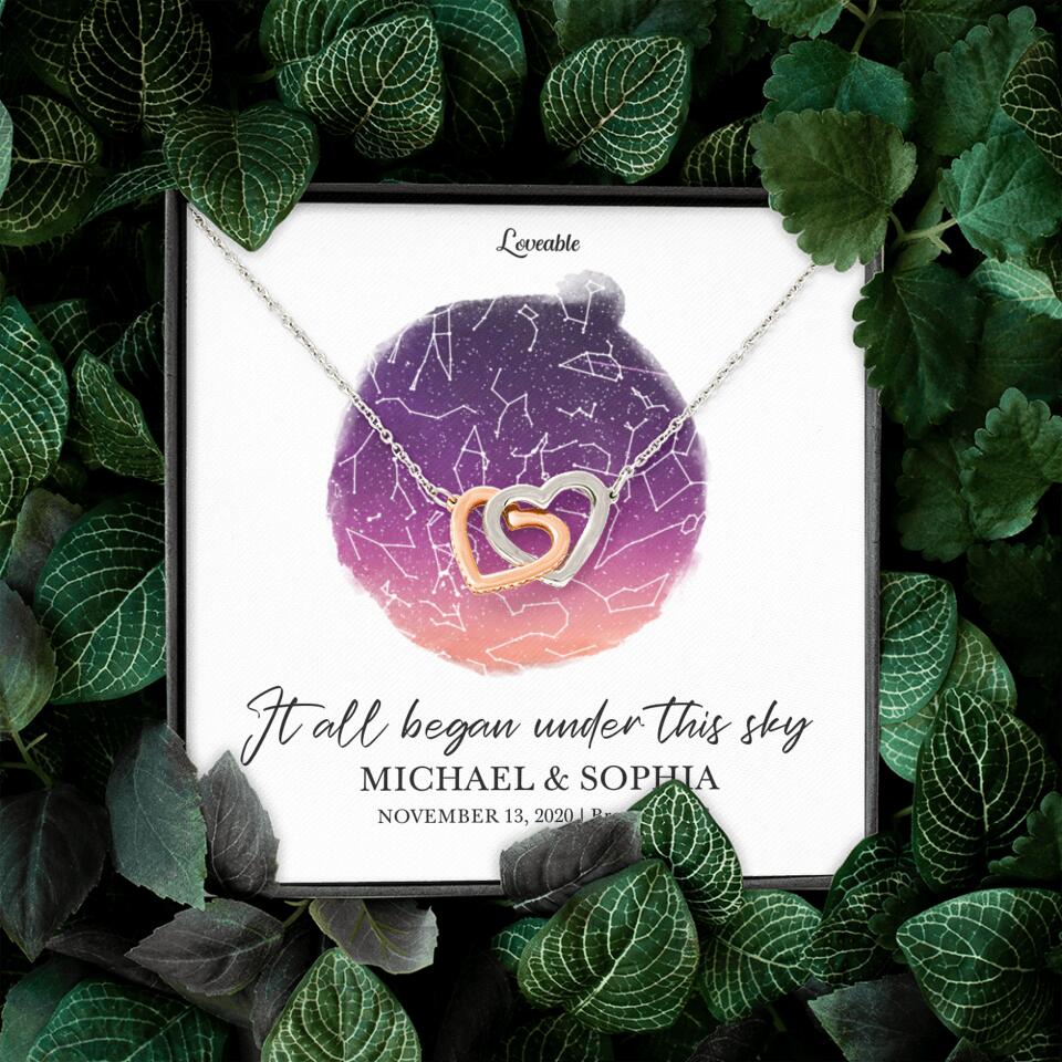 It All Began Under This Sky Necklace - Personalized Necklace - Image 25