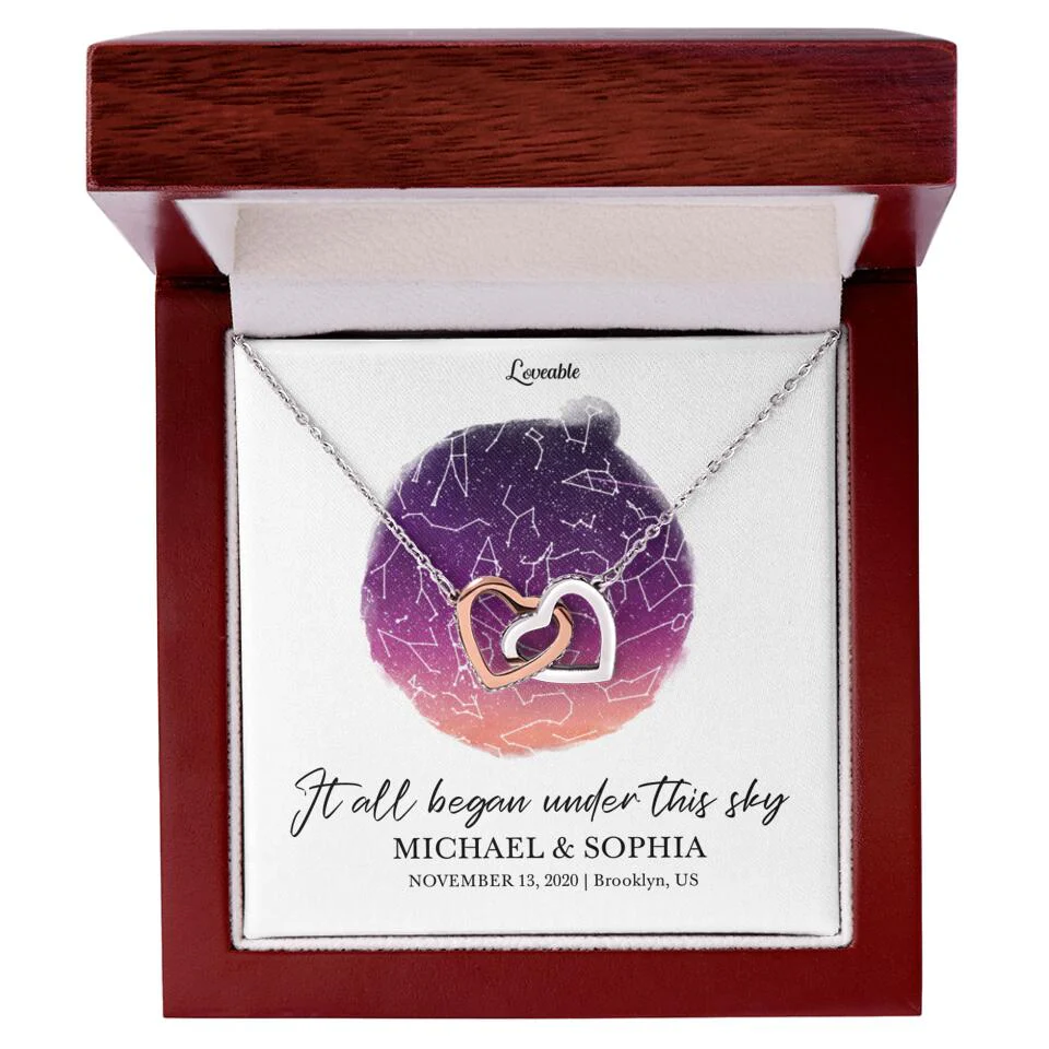 It All Began Under This Sky Necklace - Personalized Necklace - Image 26