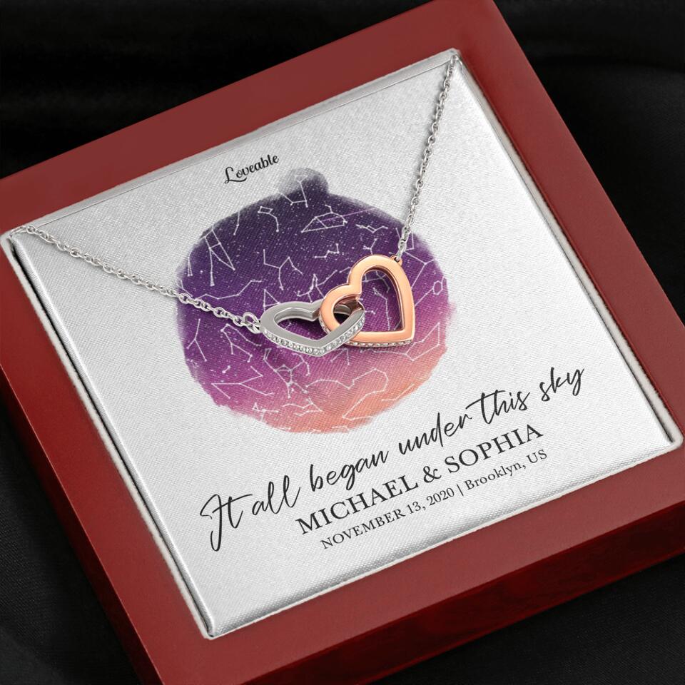 It All Began Under This Sky Necklace - Personalized Necklace - Image 27