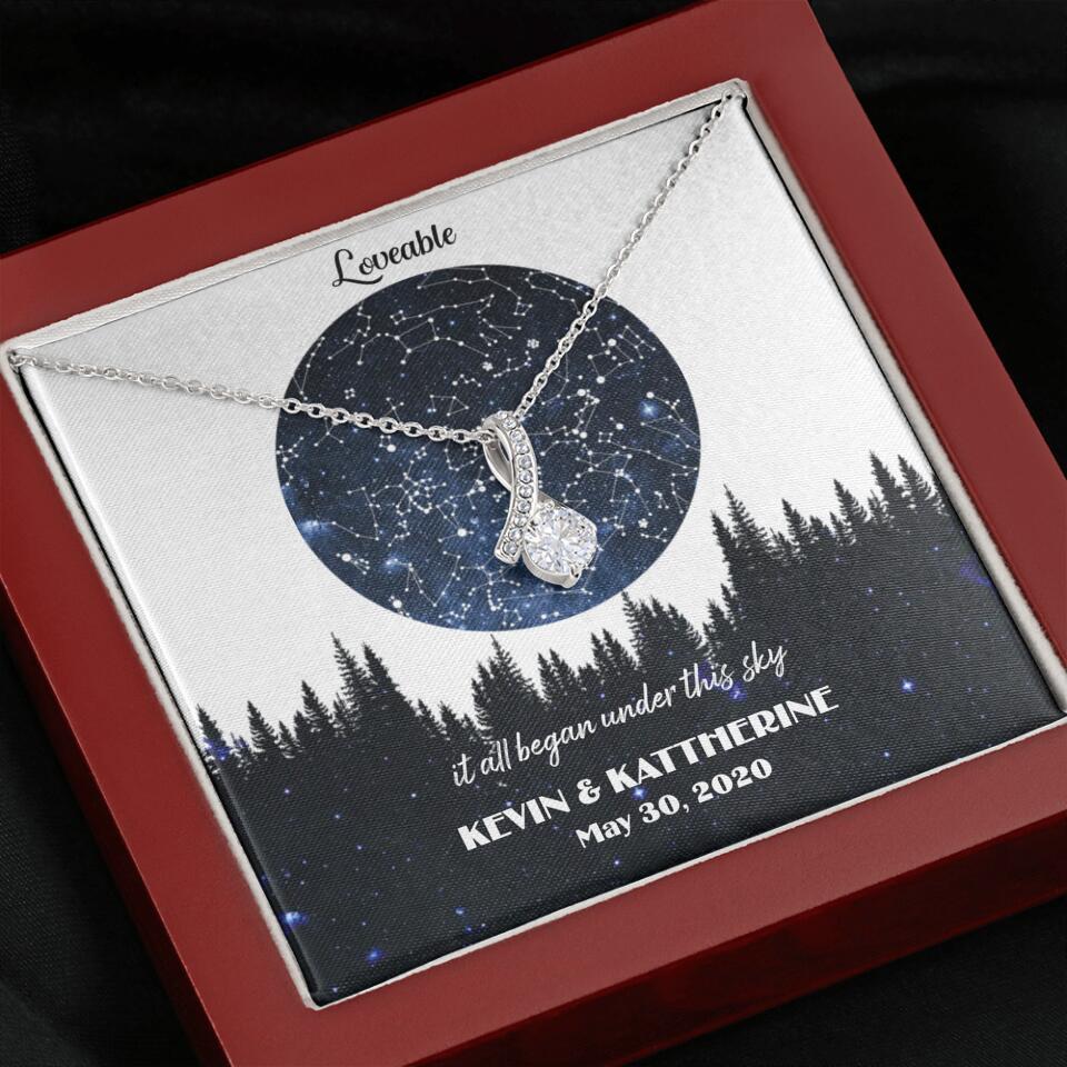 It All Began Under This Sky Personalized Necklace - Image 25