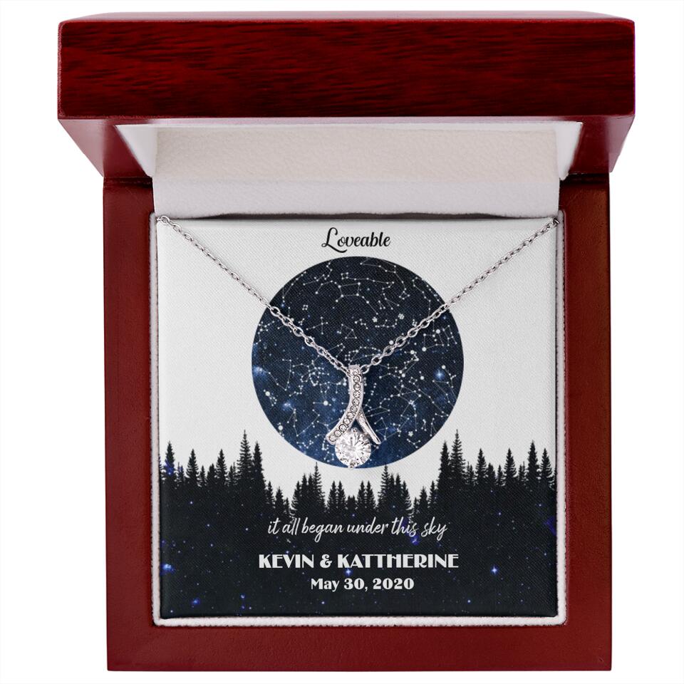 It All Began Under This Sky Personalized Necklace - Image 27