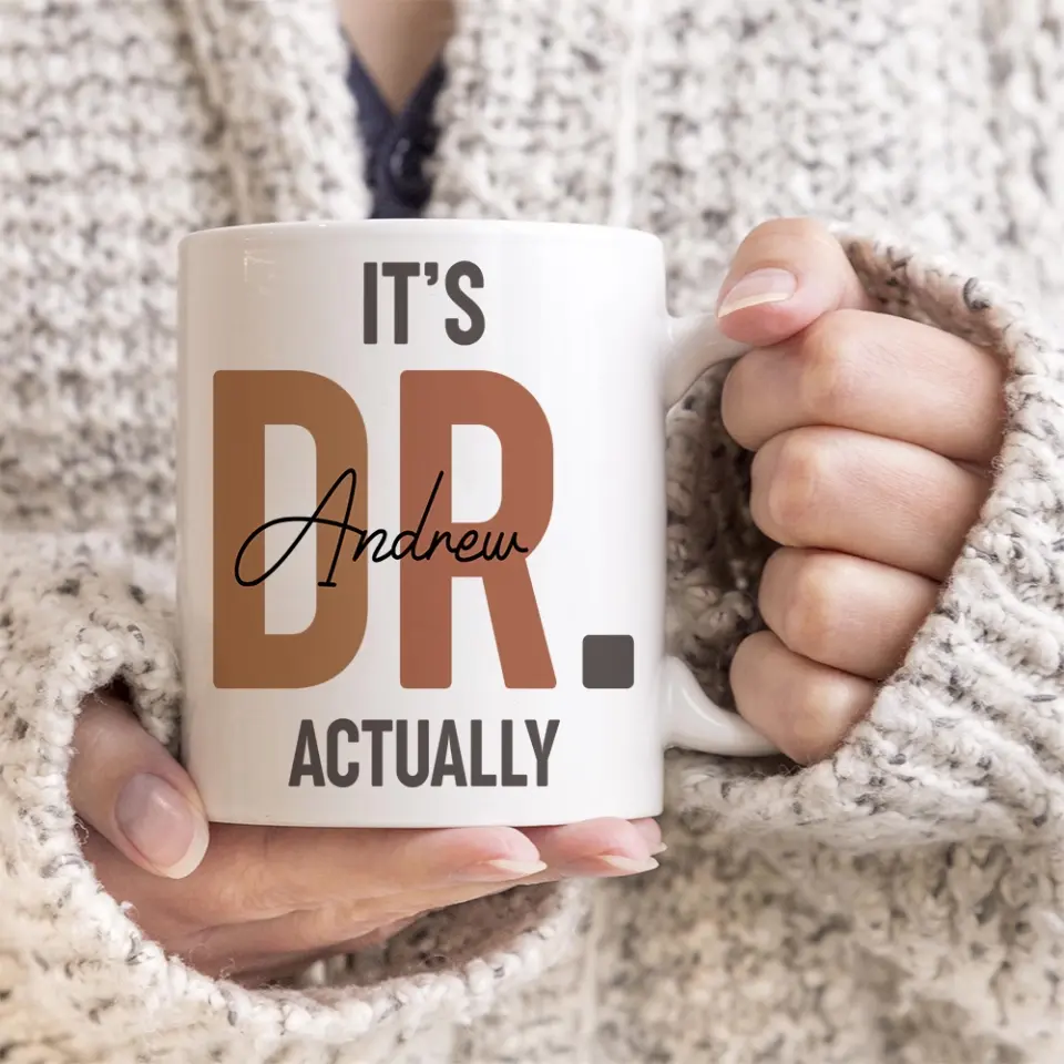 It's Dr. Actually Personalized Mug - Image 6