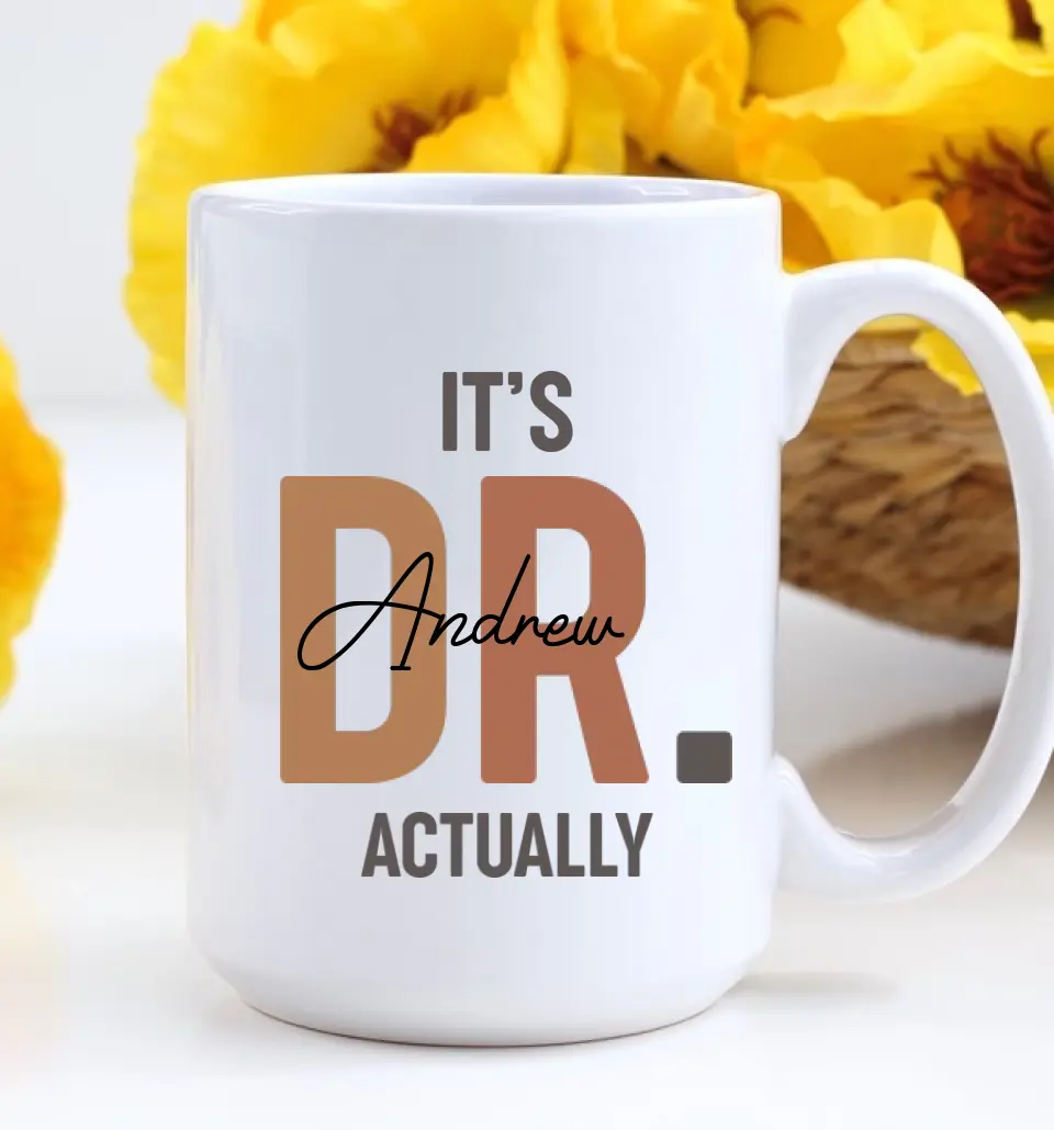 It's Dr. Actually Personalized Mug - Image 8