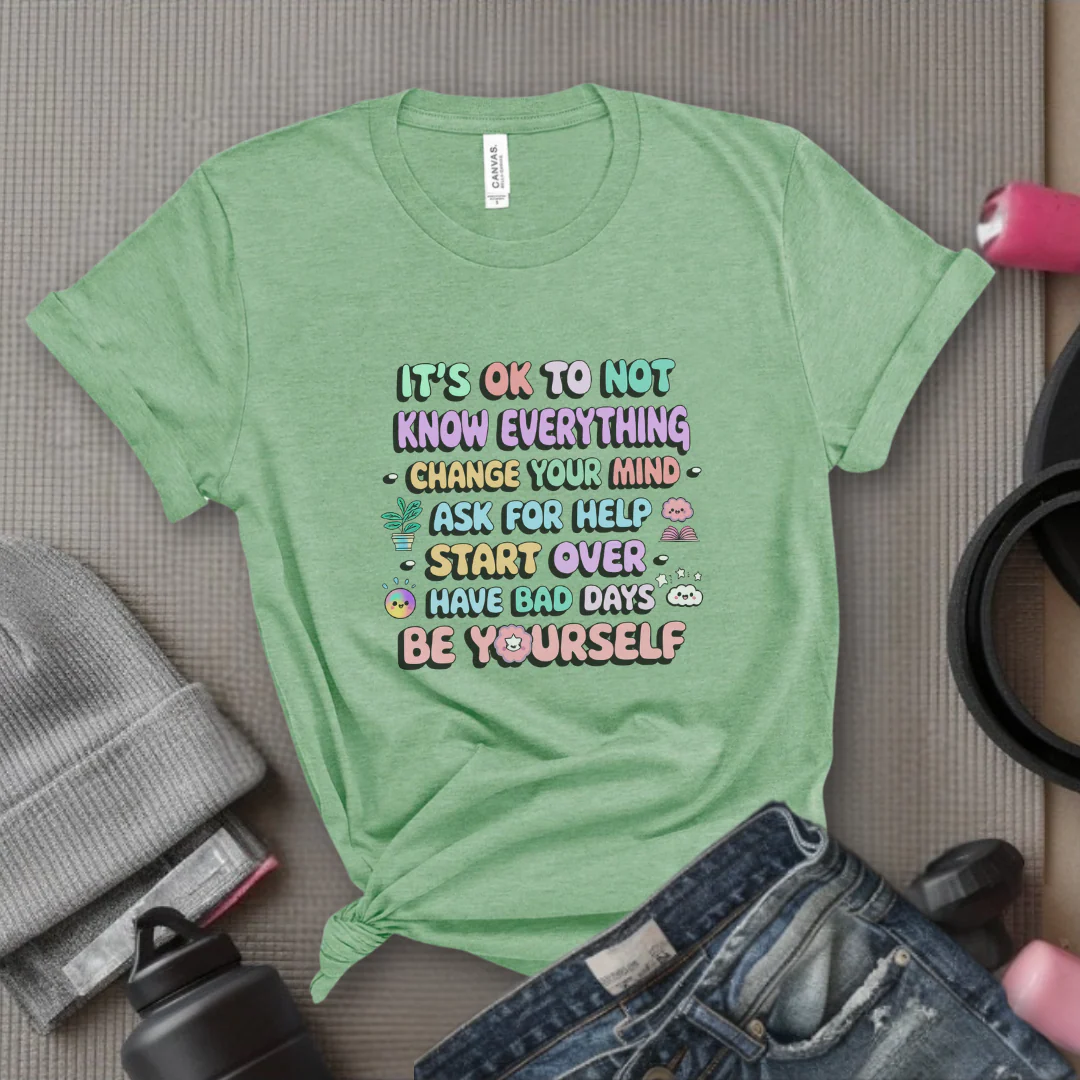It's Okay To Not Know Everything - Women Empowerment Tshirt - Gift for Strong Women, Feminists - Bella Canvas 3001 - Image 12