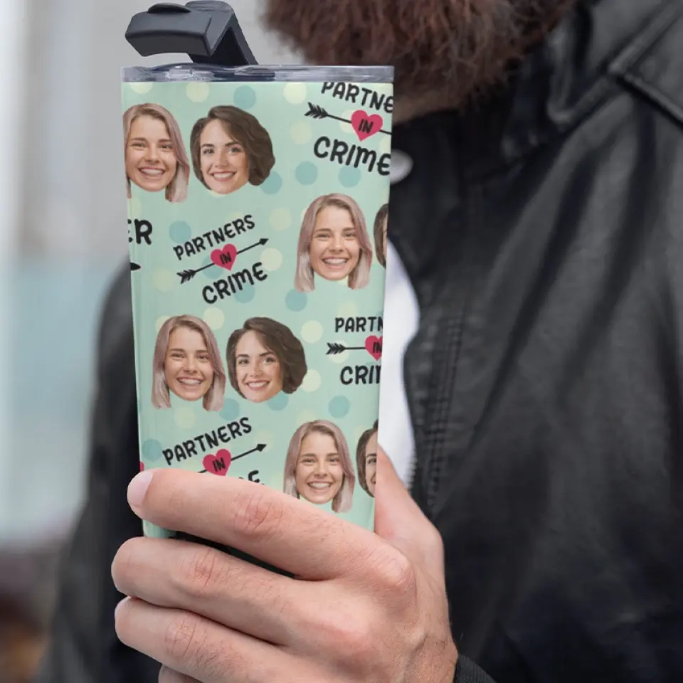 Just Remember If We Get Caught Partner In Crime - Personalized Tumbler - Gift For Best Friend - Image 10