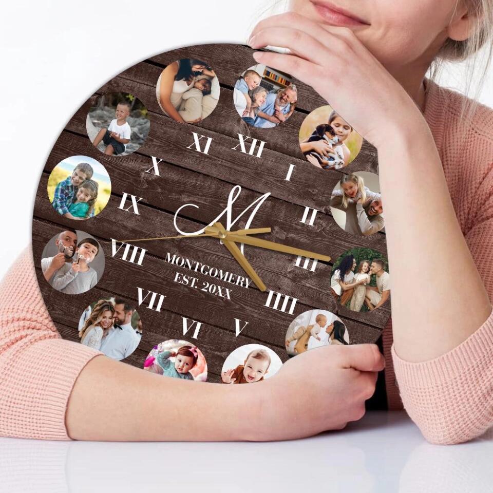 Keeping Memory Together - Housewarming Gifts - Custom Wall Clock - Anniversary Gifts - Image 4