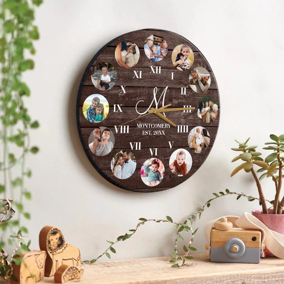 Keeping Memory Together - Housewarming Gifts - Custom Wall Clock - Anniversary Gifts - Image 5