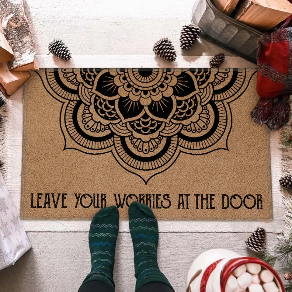 Leave Your Worries At The Door Doormat Gifts For Spiritual People - Image 6