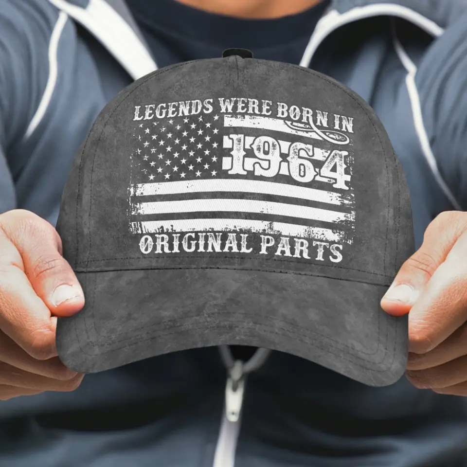 Legends Were Born In Original Parts Personalized Classic Cap - Image 5