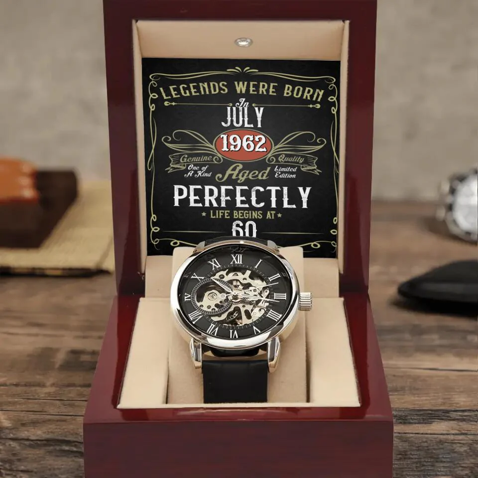 Legends Were Born One Of A Kind Limited Edition Personalized Watch - Image 3
