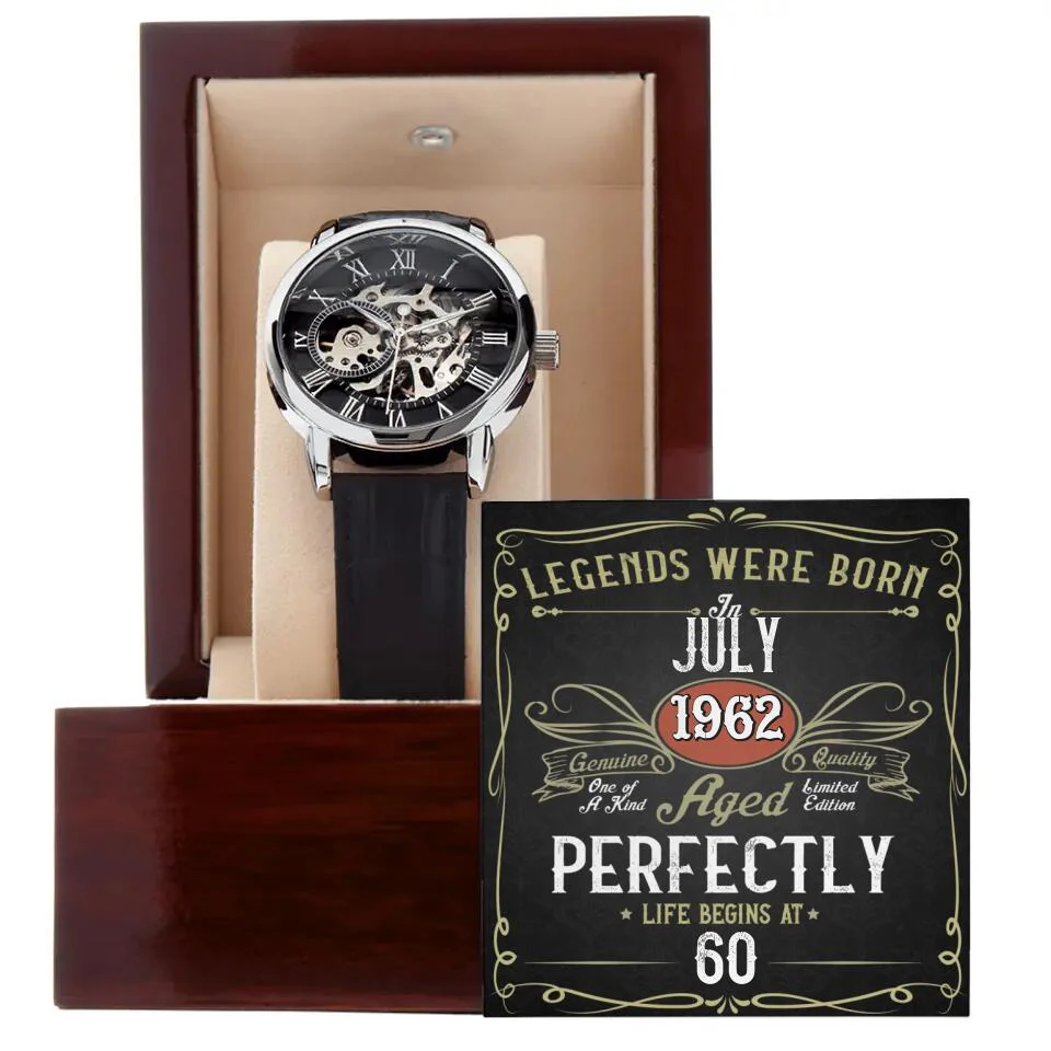 Legends Were Born One Of A Kind Limited Edition Personalized Watch - Image 5