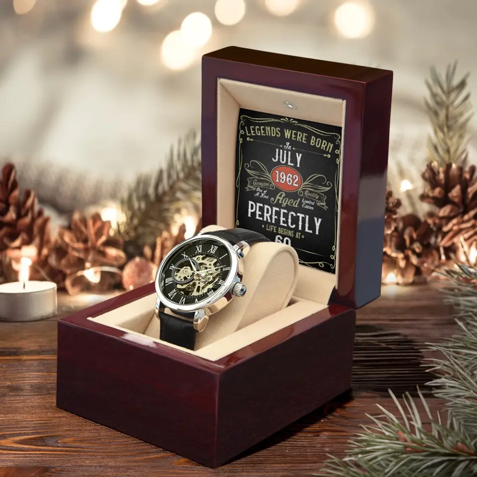 Legends Were Born One Of A Kind Limited Edition Personalized Watch - Image 7