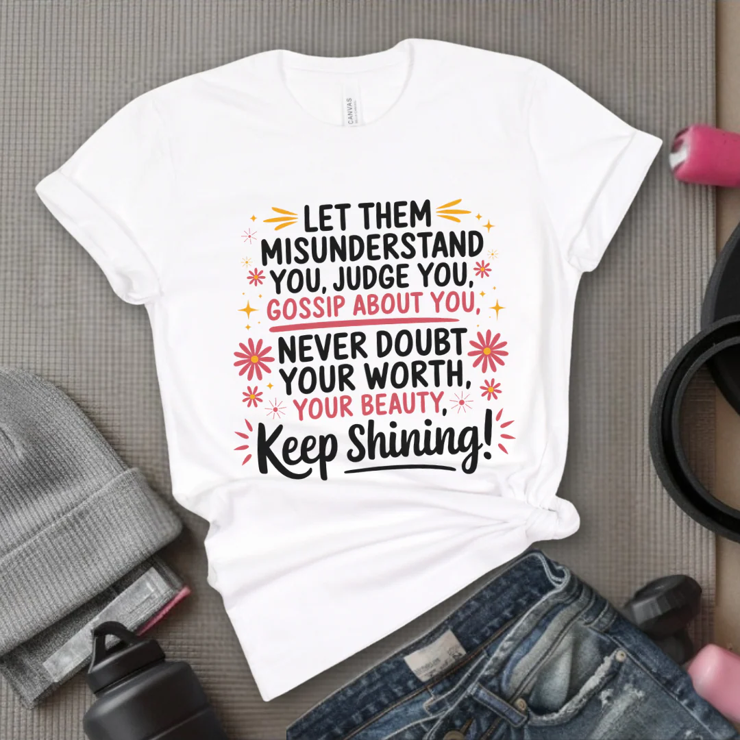 Let Them Misunderstand You, Judge You - Women Empowerment Tshirt - Gift for Strong Women, Feminists - Bella Canvas 3001 - Image 7