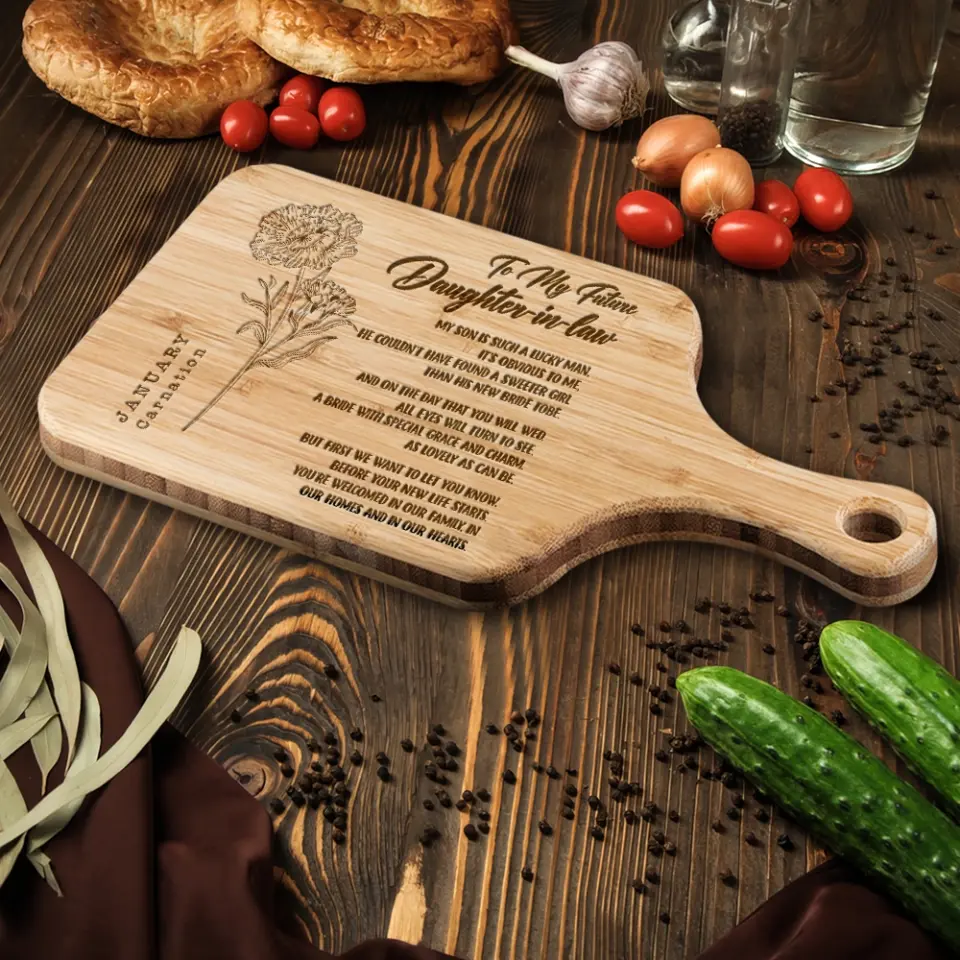 Letter To A Future Daughter In Law Custom Wooden Board Wedding Gift - Image 3