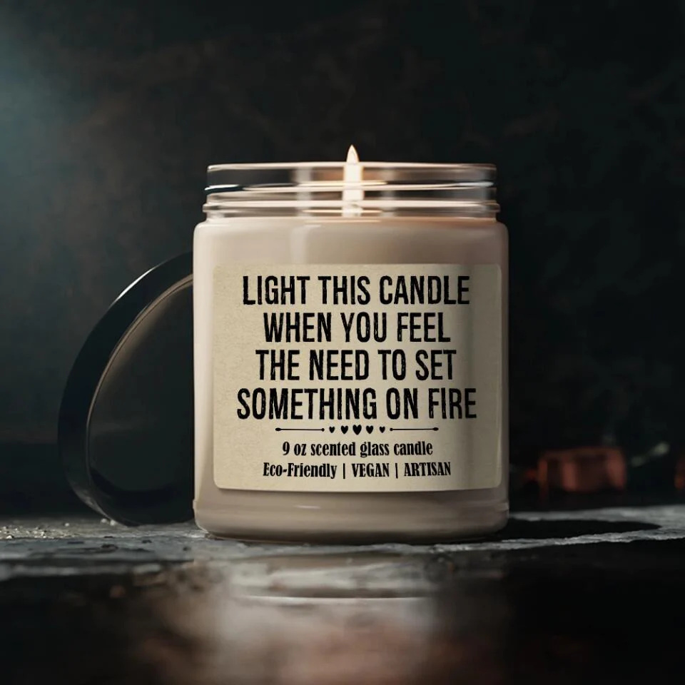 Light This Candle Special Candle Funny Gift For Coworker - Image 4