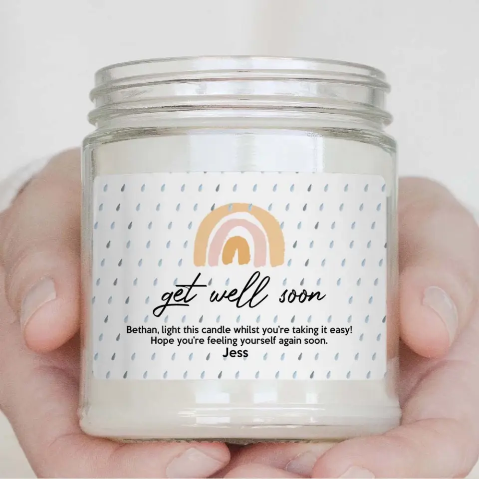 Light This Candle Whilst You're Taking It Easy Personalized Soy Scented Candle - Image 3