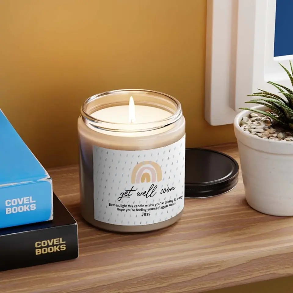 Light This Candle Whilst You're Taking It Easy Personalized Soy Scented Candle - Image 4