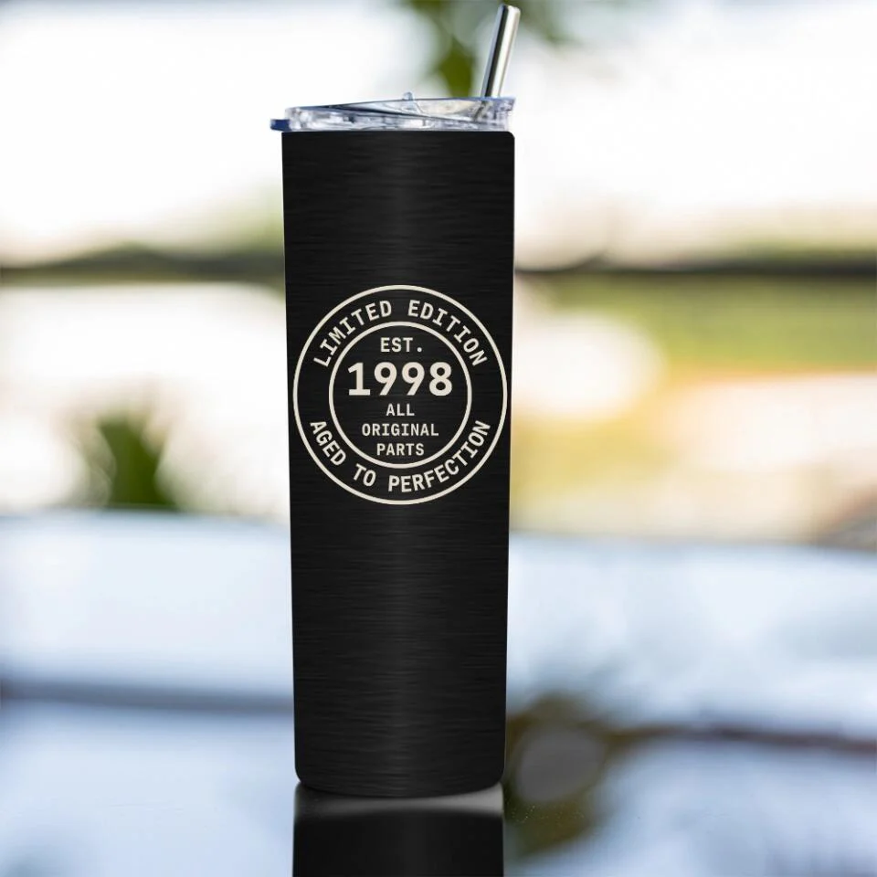 Limited Edition Aged to Perfection Custom Tumbler Birthday Gift For Men - Image 11