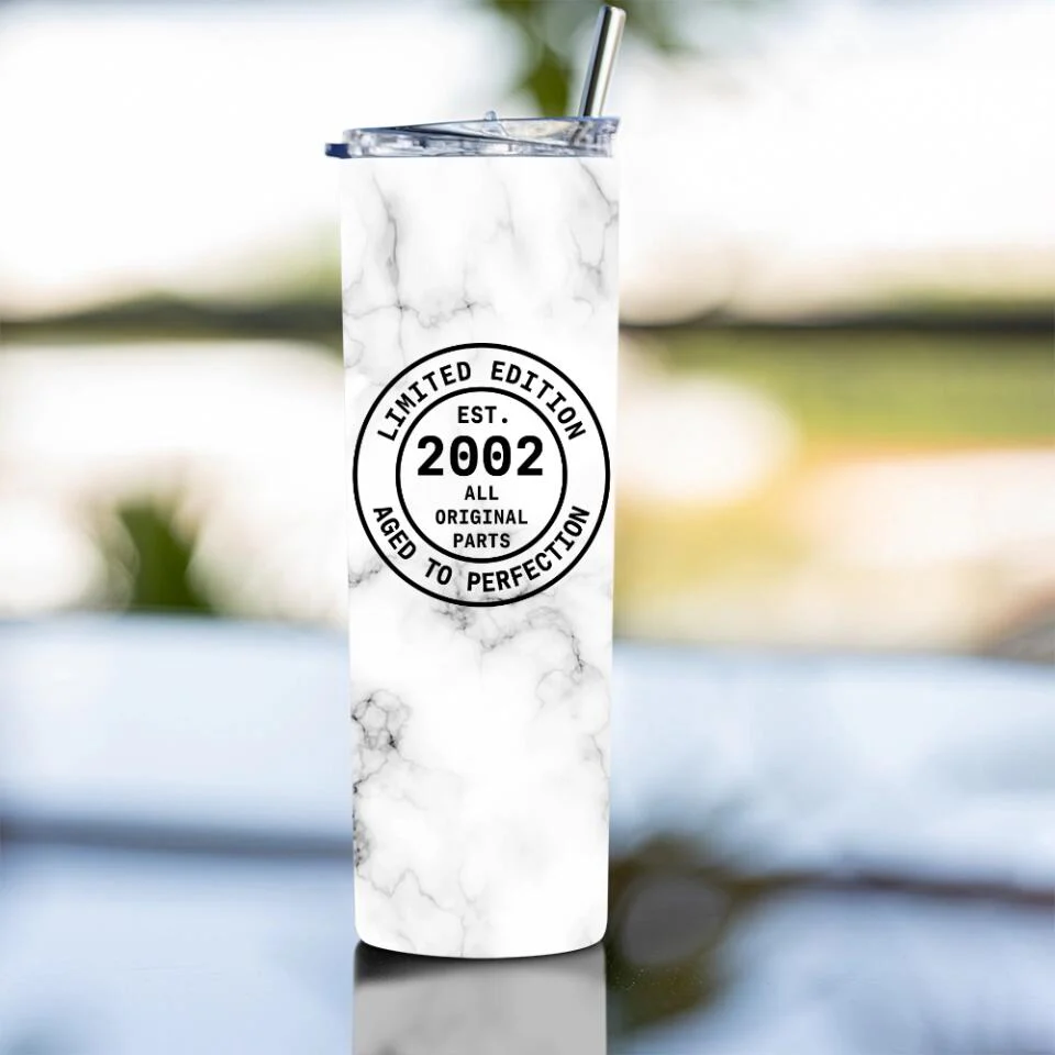 Limited Edition Aged to Perfection Custom Tumbler Birthday Gift For Men - Image 9