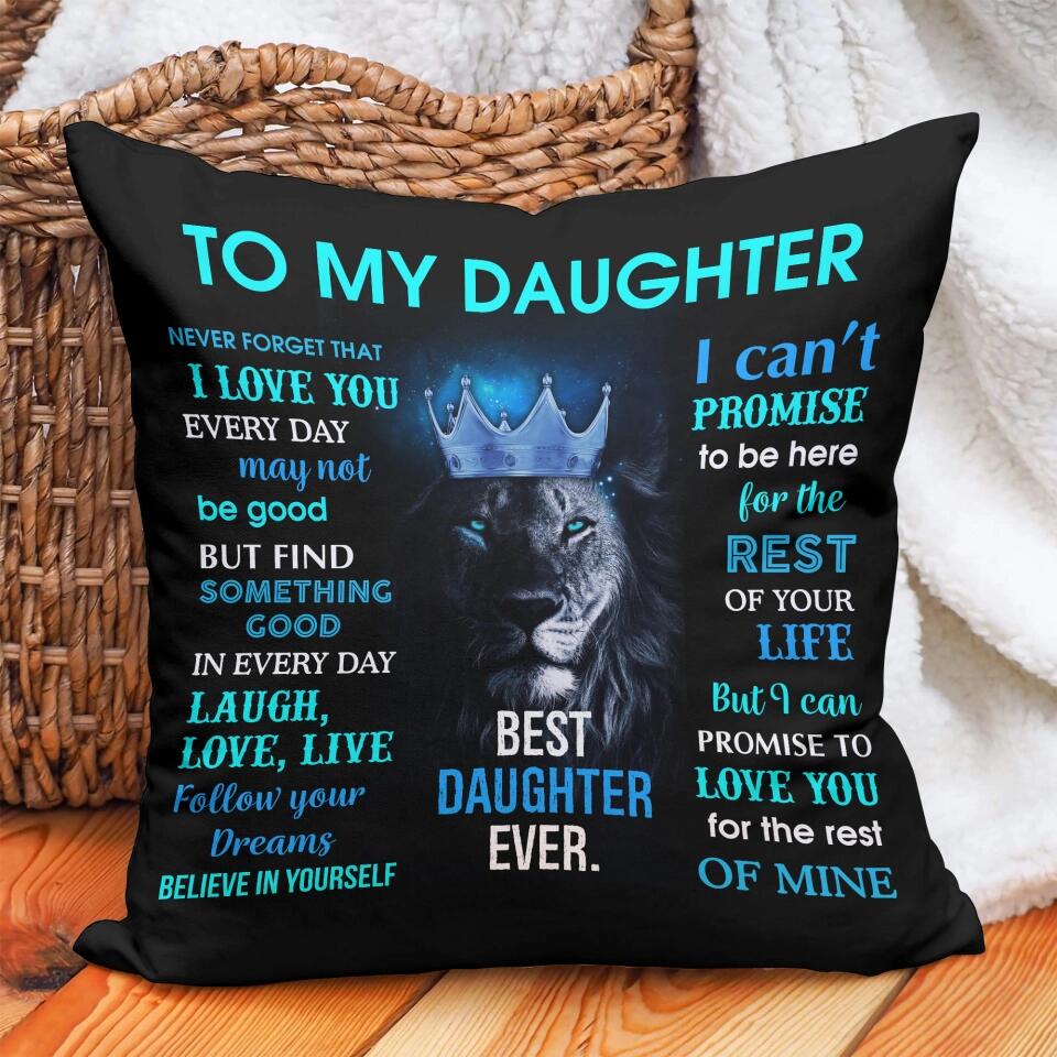 Lion To My Son/Daughter Never Forget That I Love You - Canvas Pillow - Image 6